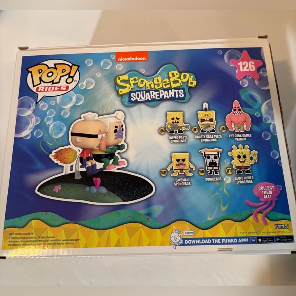 Funko Pop Deluxe Ride #126 SpongeBob SquarePants Brand New - Picture 5 of 7